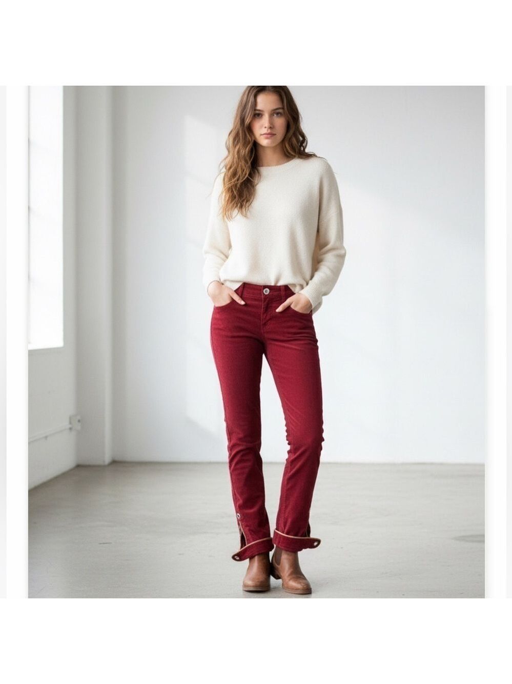 Marithe  François Girbaud Corduroy Jeans Sz 26